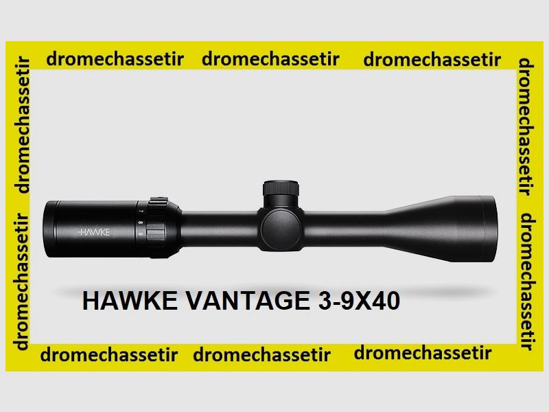 Hawke Vantage 3-9×40 Zielfernrohr, Mildot-Absehen, Durchmesser 25,4mm