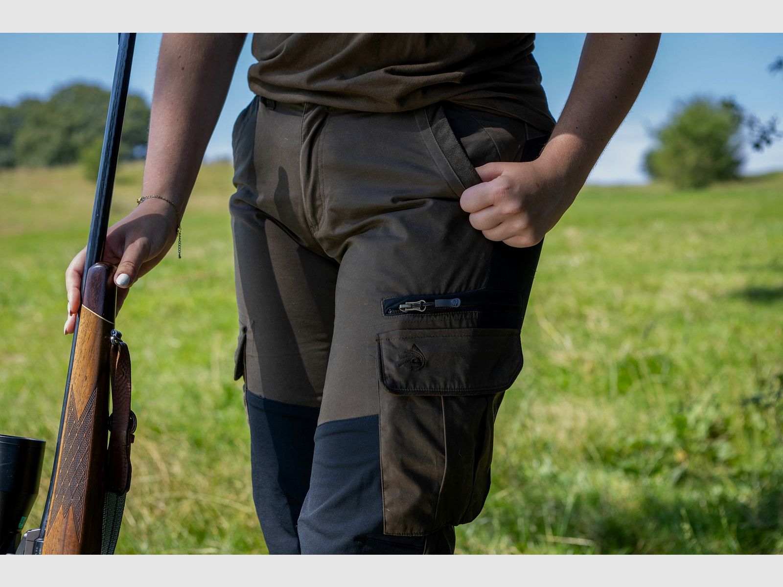 ShooterKing Allround Broek Vrouwen Bruin/Zwart, afbeelding 5 van 8