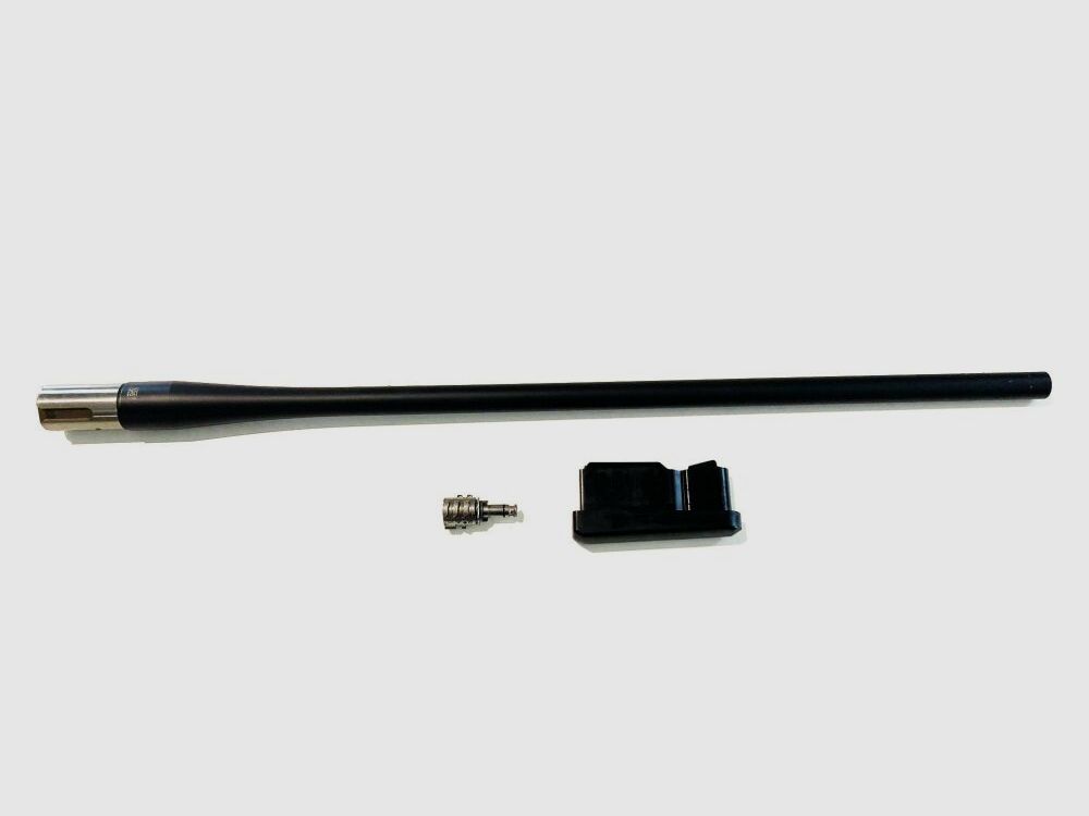 Merkel Helix "change set" exchange barrel, Magnum closure head and magazine