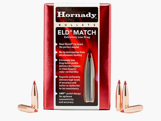 Hornady ELD Match Pociski 6,5 mm/.264 w 120 Grain Artykuł 26175
