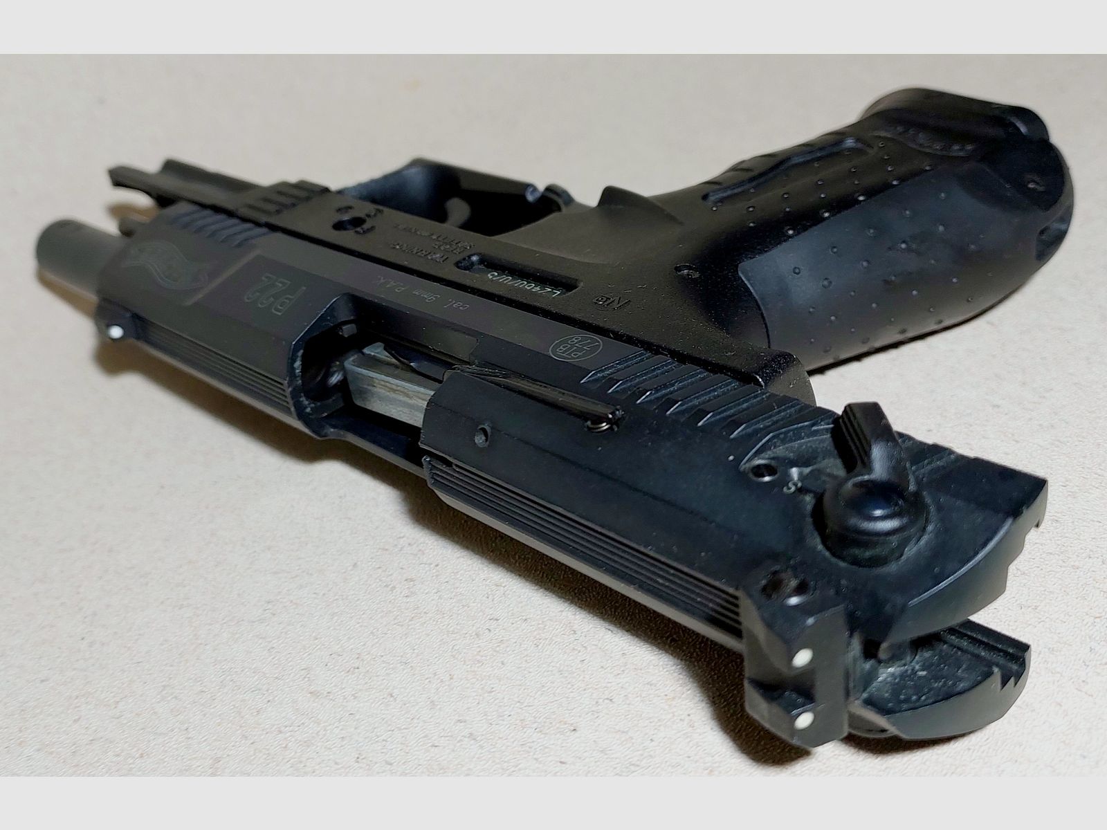 Walther P22 Schreckschuss Pistole 9mm P.A.K. schwarz (PTB 778)