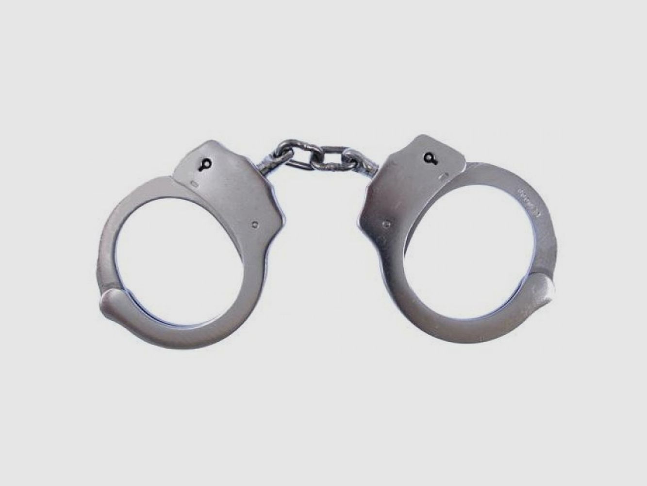 Handschellen mit Arretierung aus Edelstahl