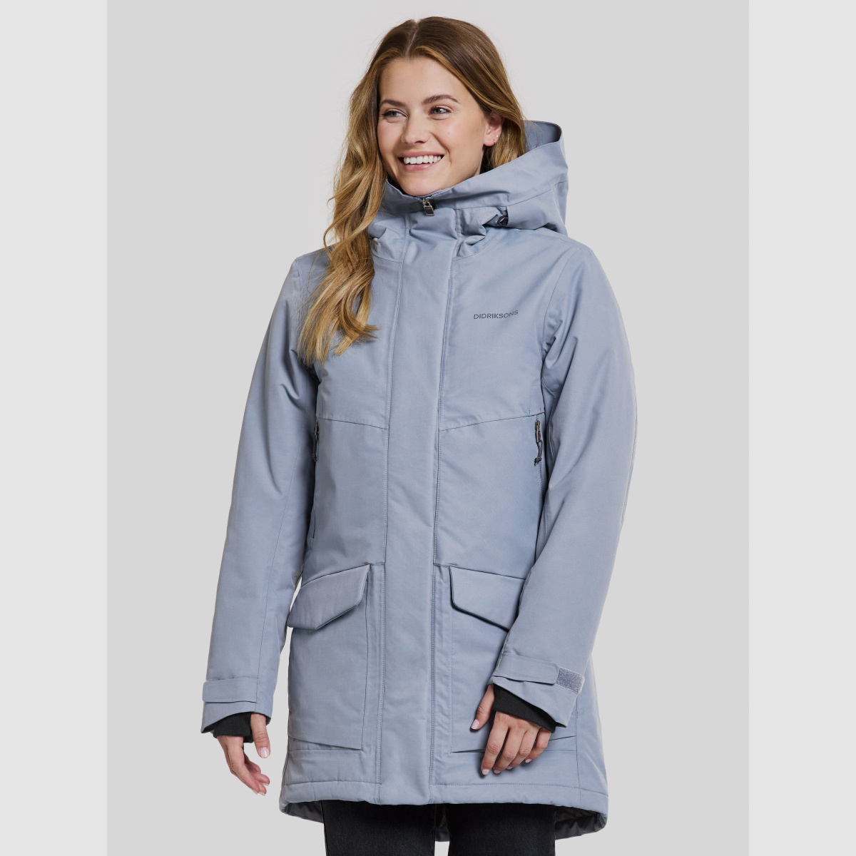 DIDRIKSONS Damen Parka Frida 7 Glacial Blue