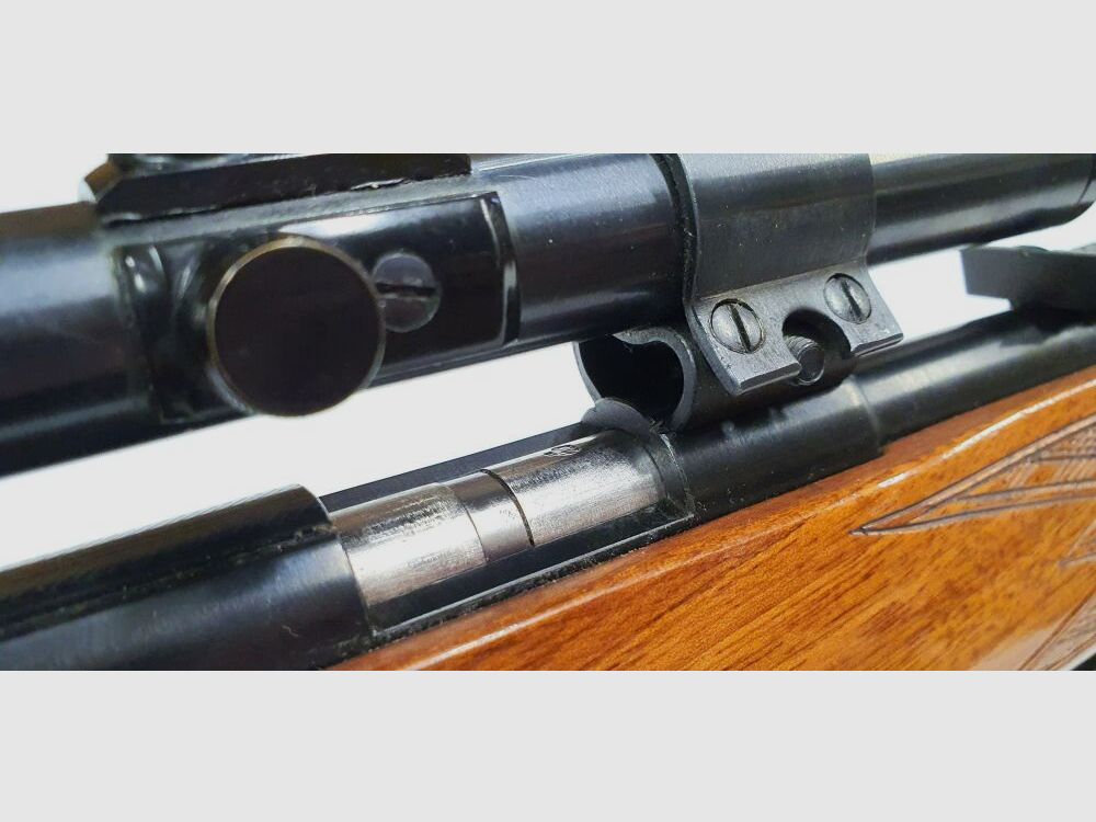 Repeating rifle with scope