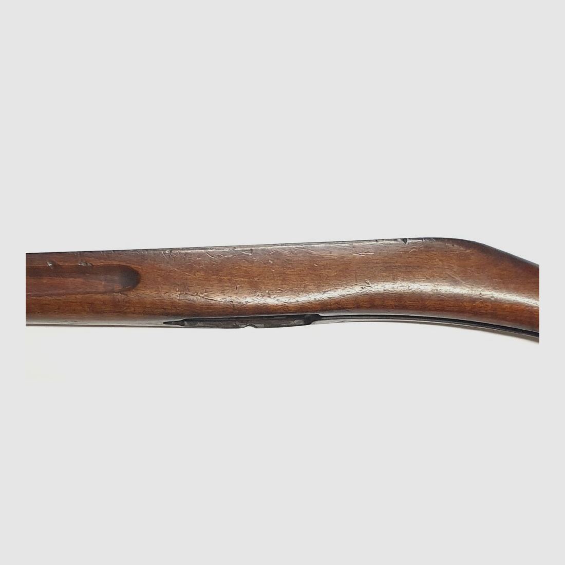 Schaft für Schweizer Infanteriegewehr / IG 1889 mit Oberholz und Beschlagteilen