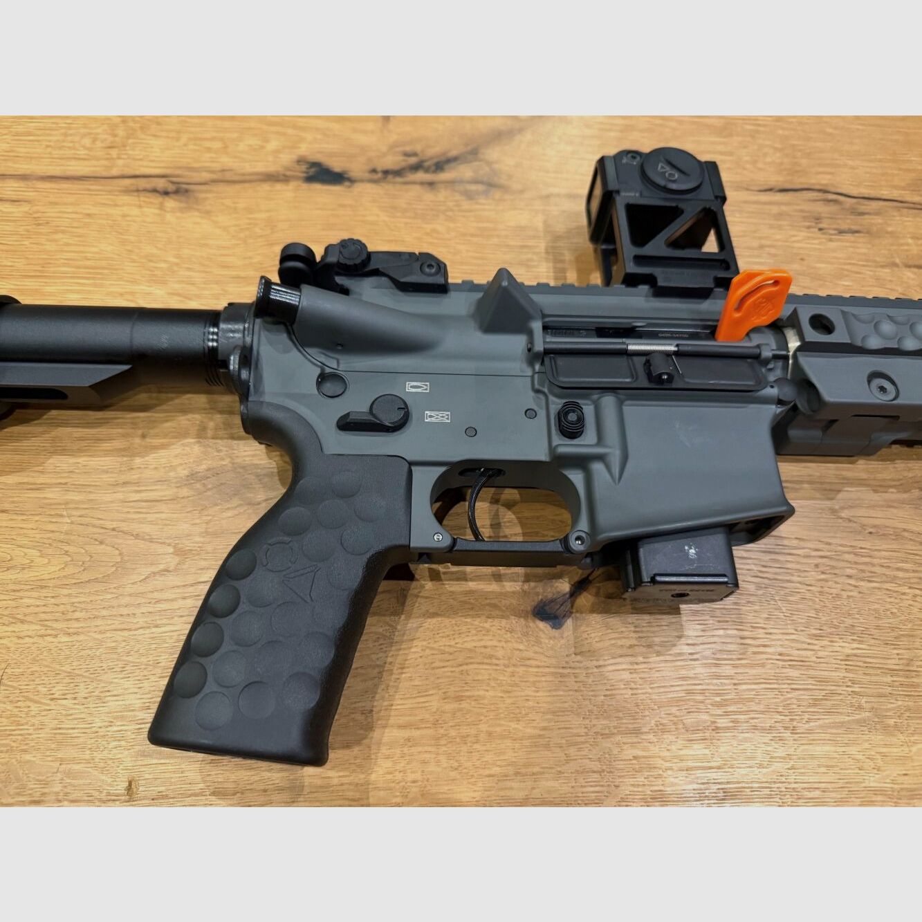 Oberland Arms OA-15 PR M9 SHORT, 12" in battleship grey
