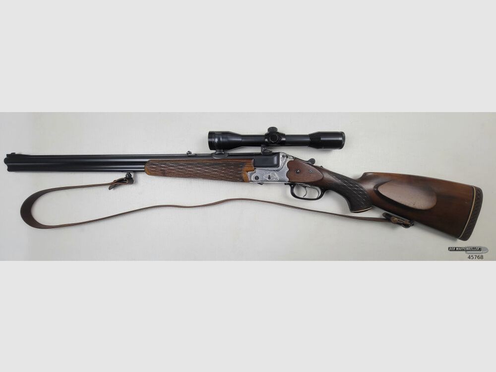 Heym double-barreled rifle