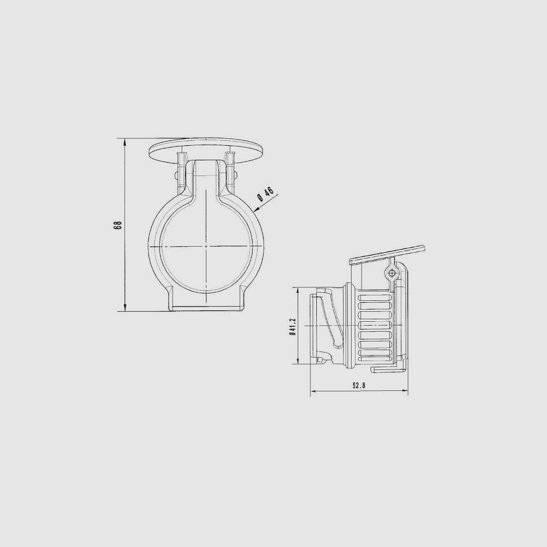 Super Mini Adapter DIN – ISO 1724, zdjęcie 1 z 4