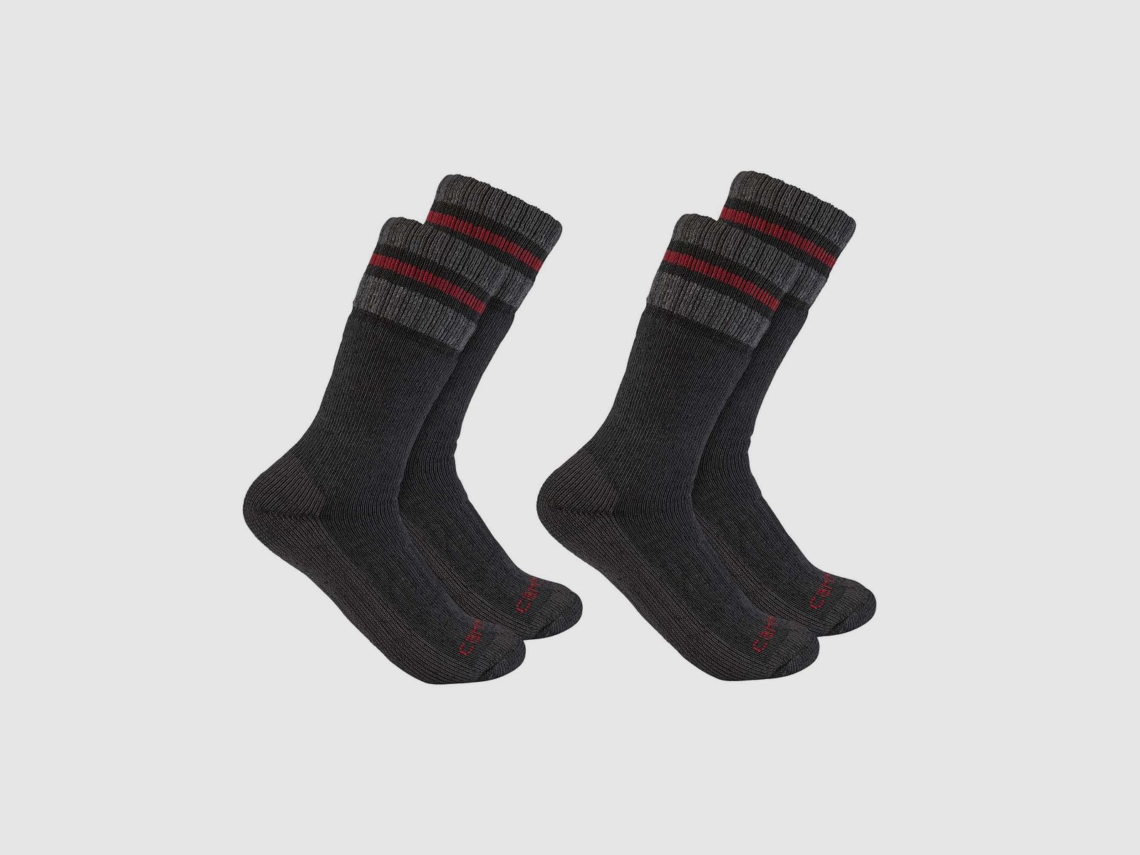 Carhartt Work Socks 2-Pack Men Black L