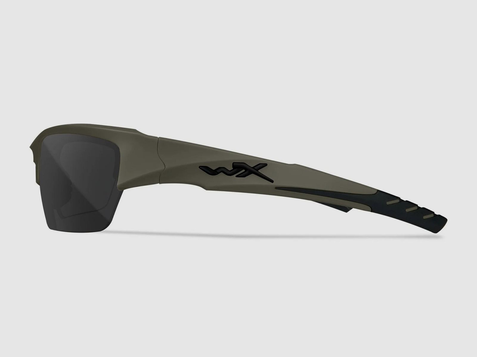 Lunettes WX VALOR avec 3 verres interchangeables, couleur de la monture Vert Armée Mat