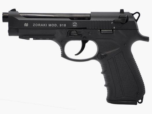 Zoraki 918 Schwarz, 18 Schuss