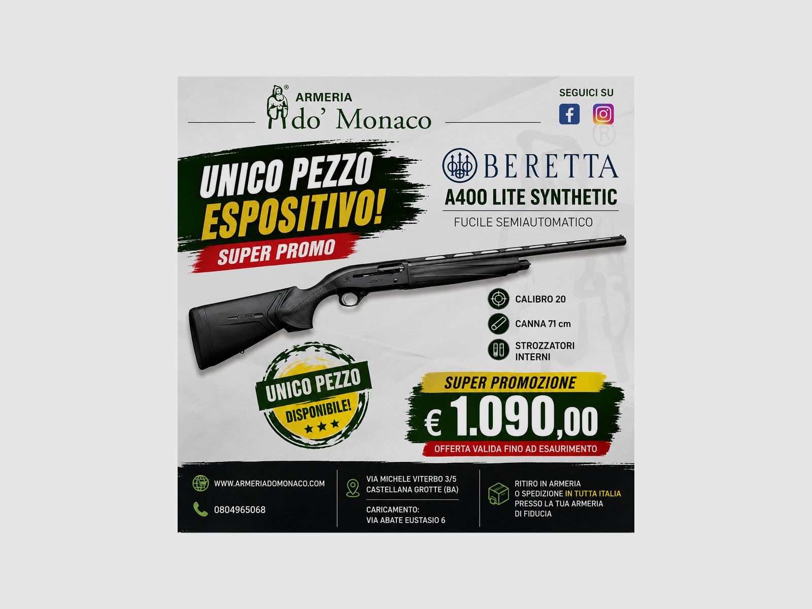 Beretta A400 lite synt Kal.20
