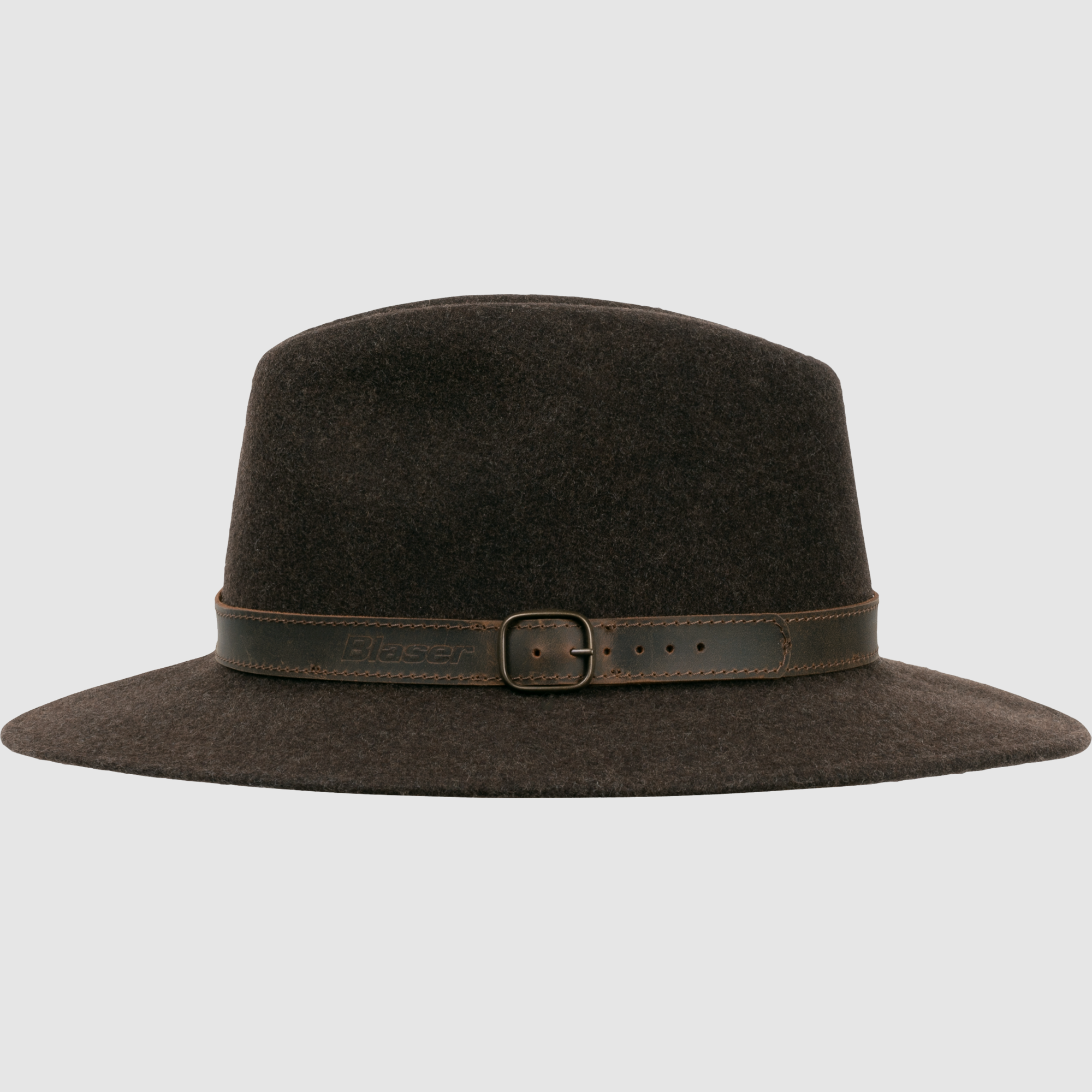 Chapeau traveller marron foncé chiné, image 2 sur 4