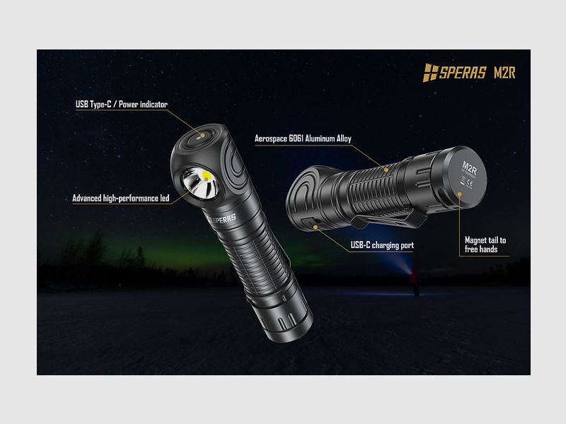 Speras M2R – 1200 Lumens – Portée 125m, image 4 sur 8