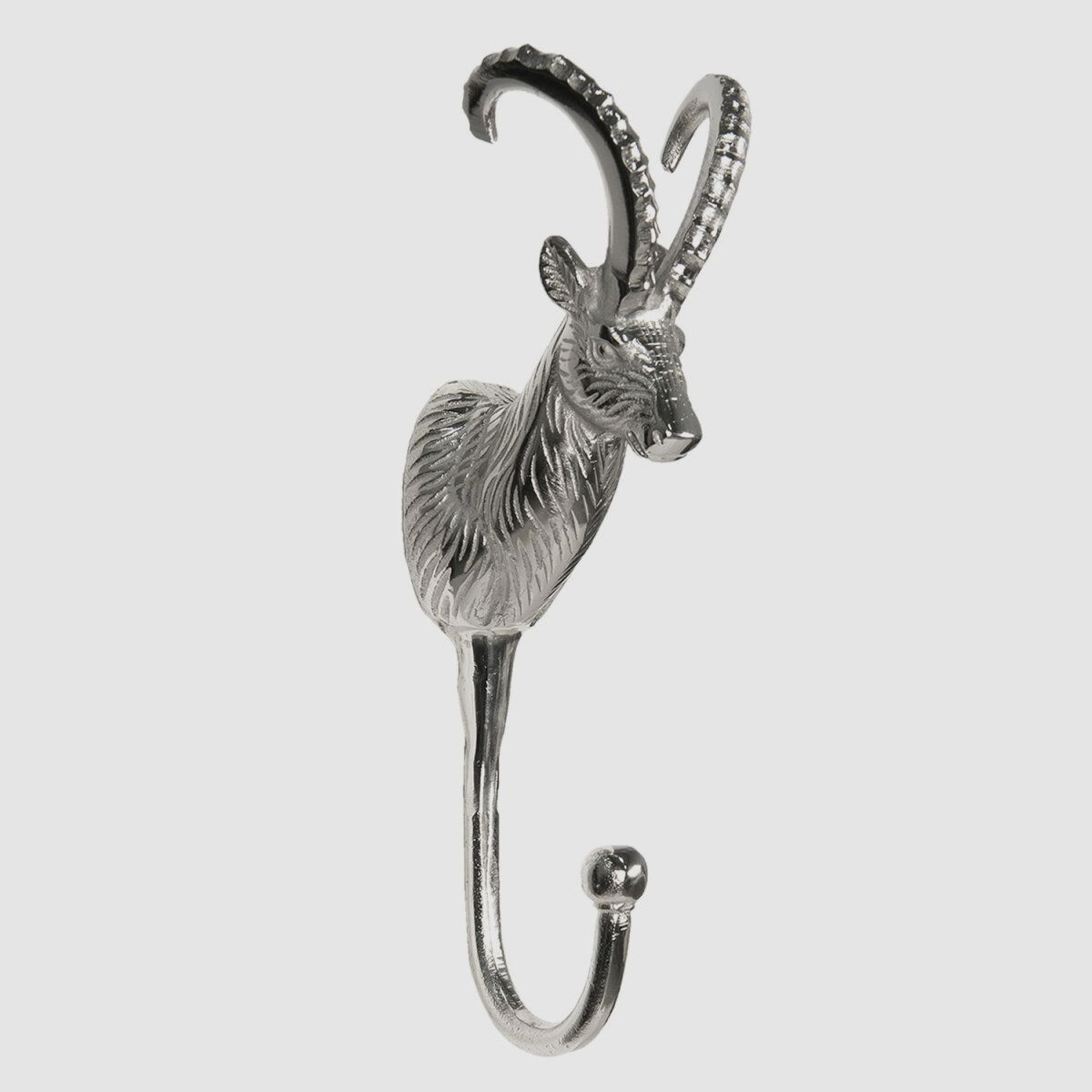 Lovergreen decoratie motief steenbok sleutelhanger aluminium