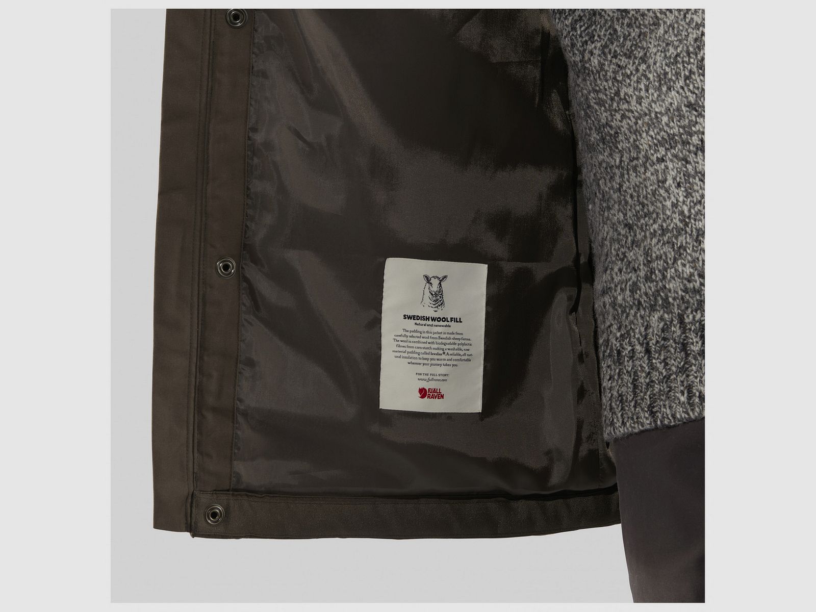FJÄLL RÄVEN Övik Wool Padded Jacket, Bild 4 von 4