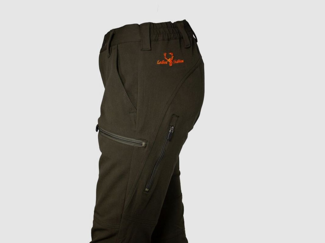 Hubertus Damen Jagd Hose Stretch EMMA Oliv