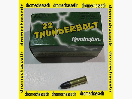 Box of 50 cartridges Remington Thunderbolt, cal 22LR