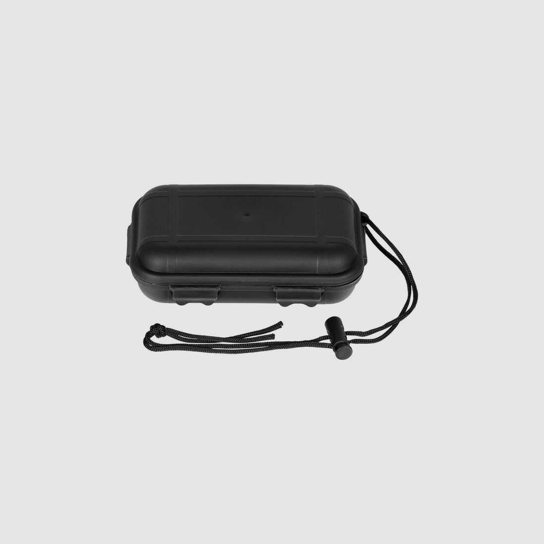 Kleine Box , 13,5 x 8 x 3,7cm, schlagfester Kunststoff, wasserdicht, Schwarz