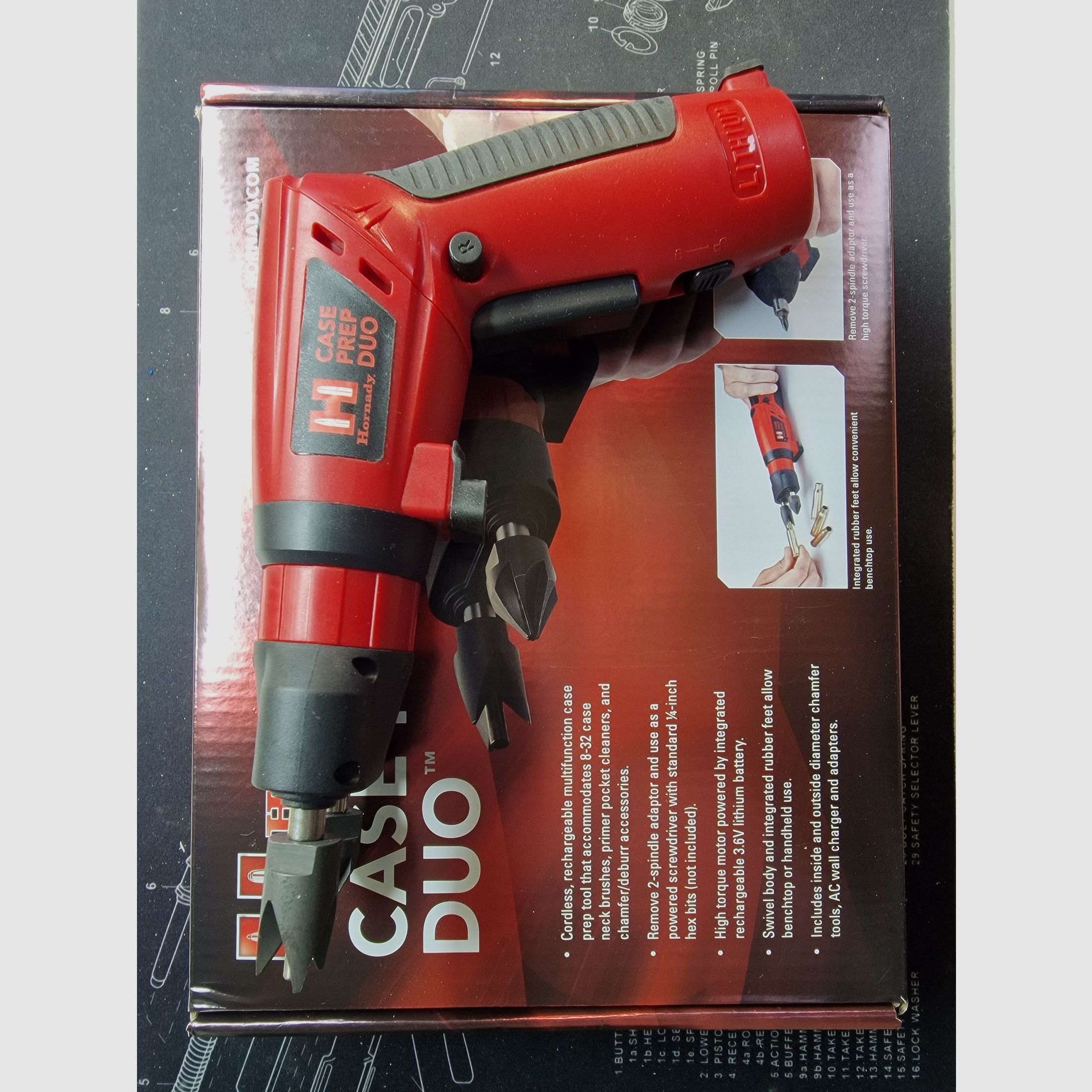 Lyman Case Trim Express & Hornady Case Prep Duo - Strumento multifunzione per la lavorazione delle cartucce - Come nuovo e poco utilizzato!
