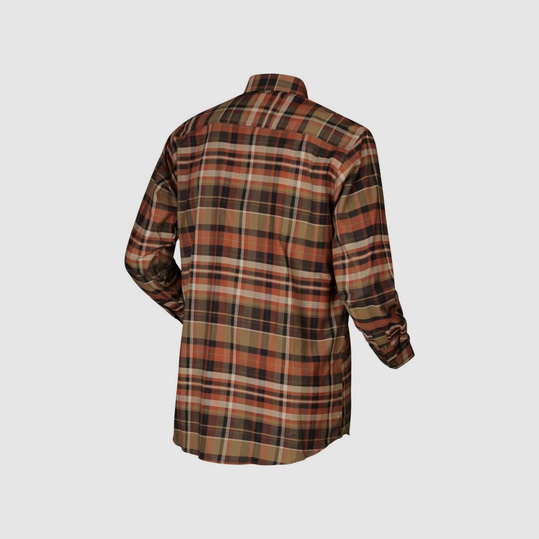 Härkila Newton Hemd Dark burnt orange check