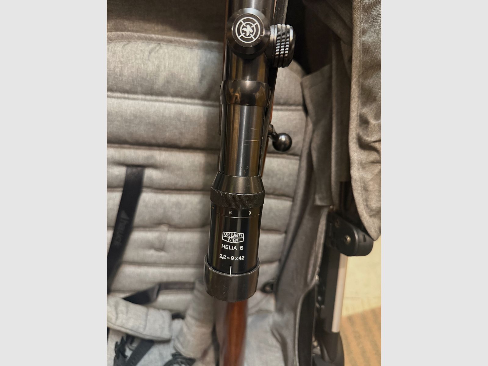Langwaffe Fabrique Nationale d'Armes de Guerre 8x68S mit Zielfernrohr und Munition