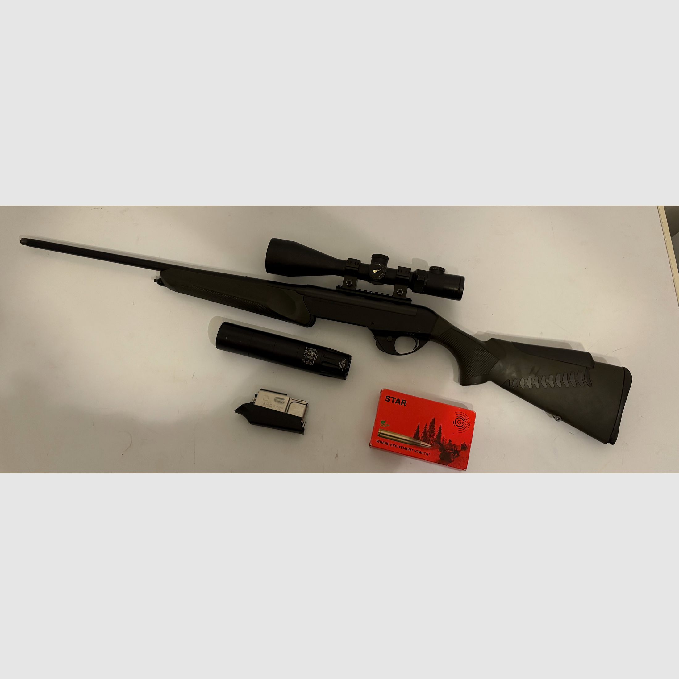 Selbstladebüchse Benelli Argo E Compact in .30-06 + Schalldämpfer A-Tech H2