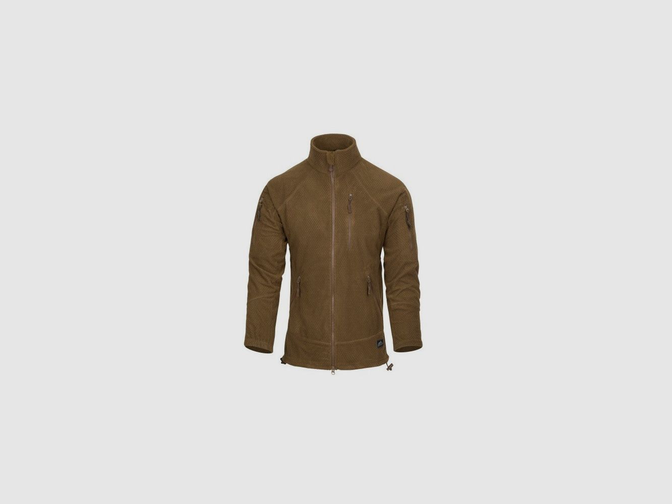 Alpha Tactical Grid-fleecejack, zwart, afbeelding 2 van 8