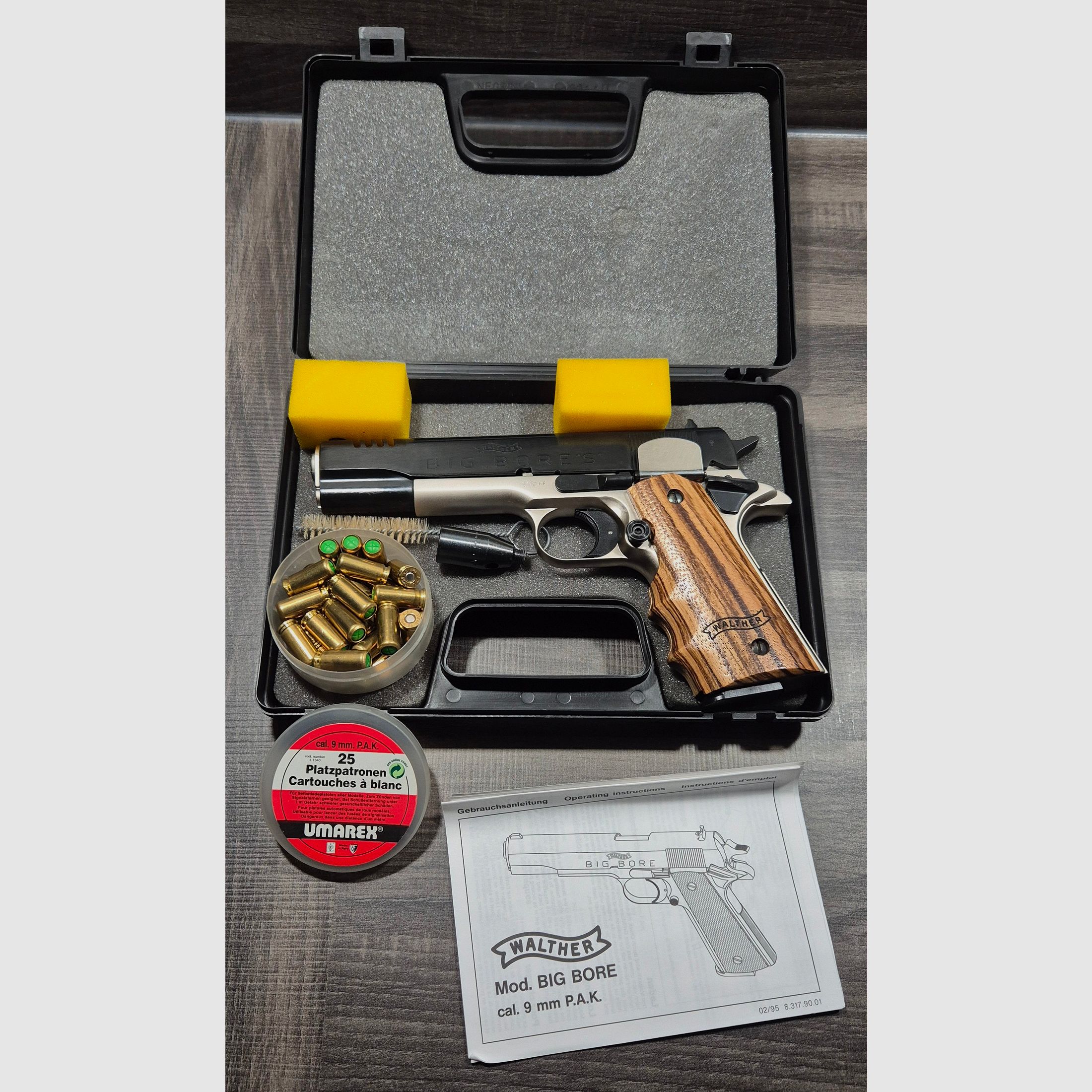 Walther Big Bore, schreckschusspistool 9mm PAK ***NIEUW*** VB