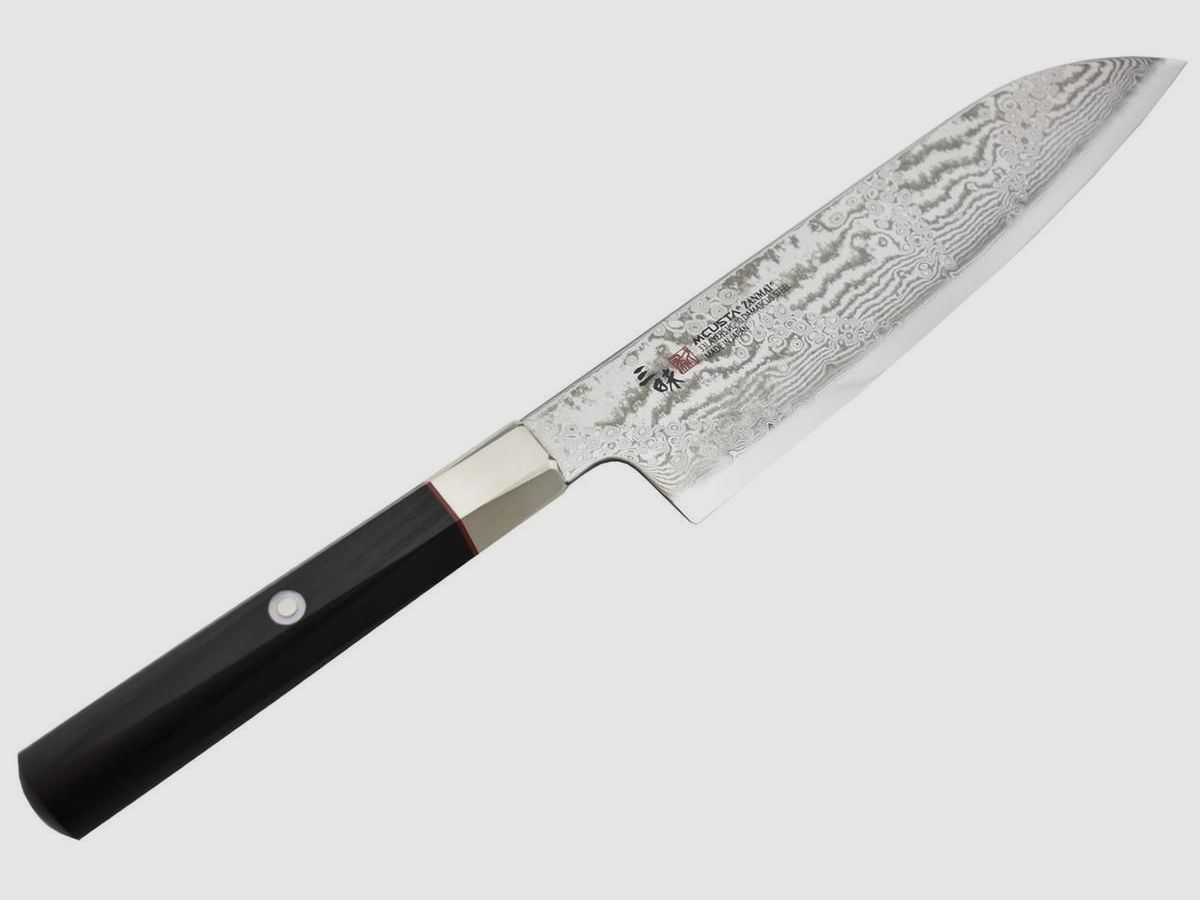 Mcusta Zanmai HZ2-3003DS Santoku Splash Hybrid Gyuto Kochmesser 18cm, Bild 2 von 10