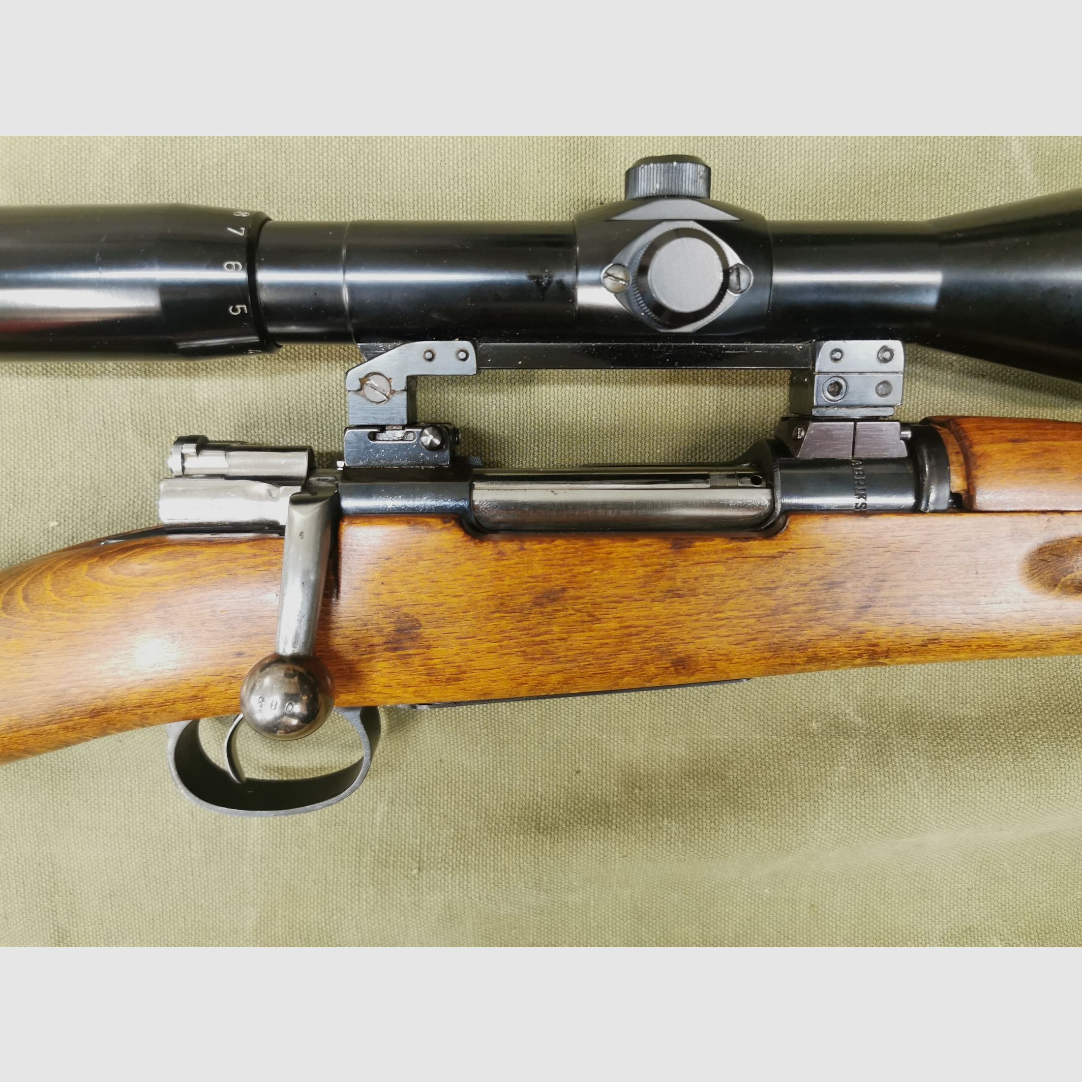 Swedish Mauser with short match barrel 6.5x55SE
