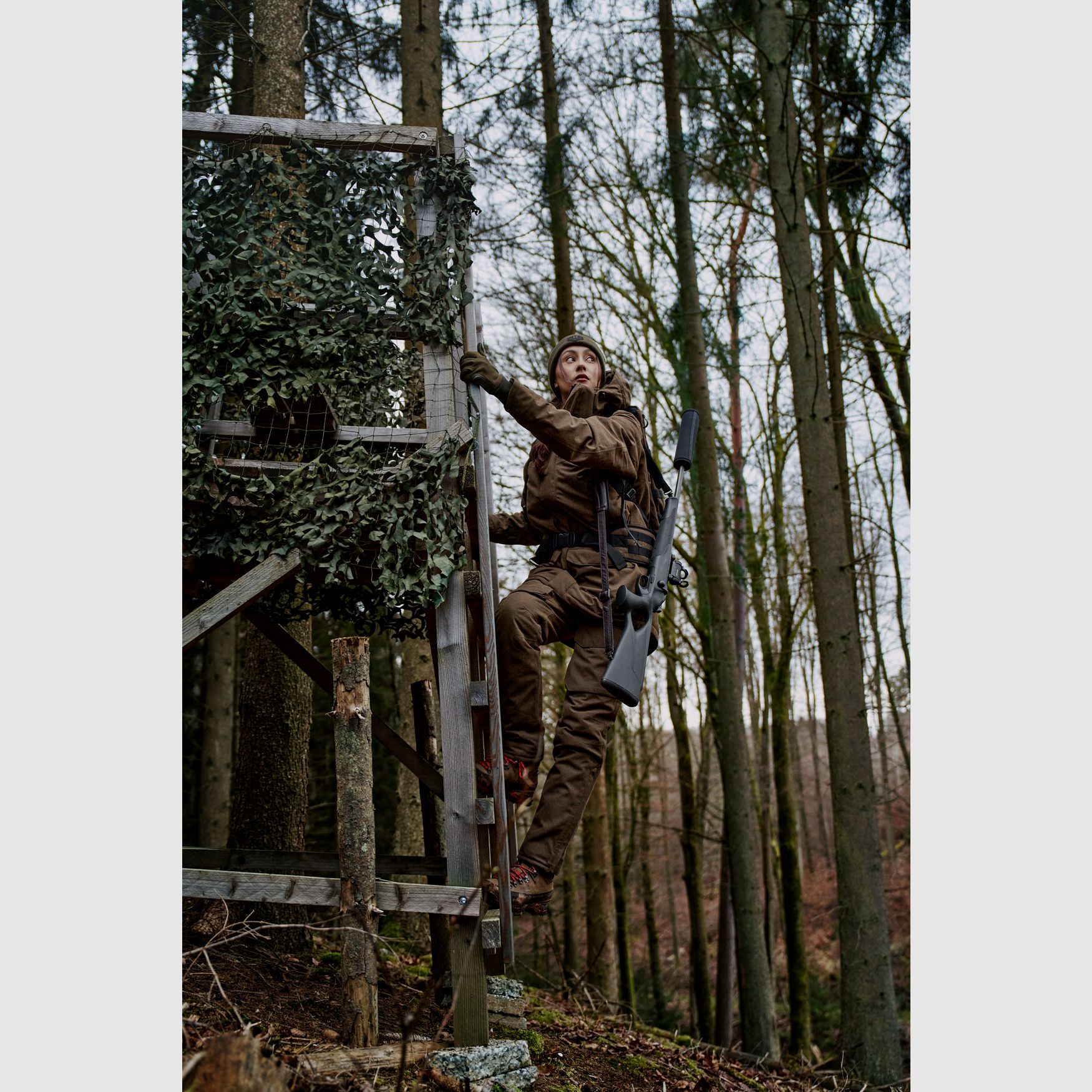 Härkila Driven Hunt HWS Insulated veste pour femme – Veste de chasse chaude, coupe-vent et imperméable pour la chasse hivernale, image 7 sur 19