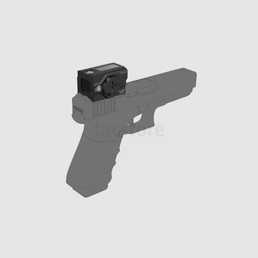 Vector Optics Frenzy Plus 1x18x20 Enclosed Sight Solar Power Multi-Reticle - Black, image 7 of 9