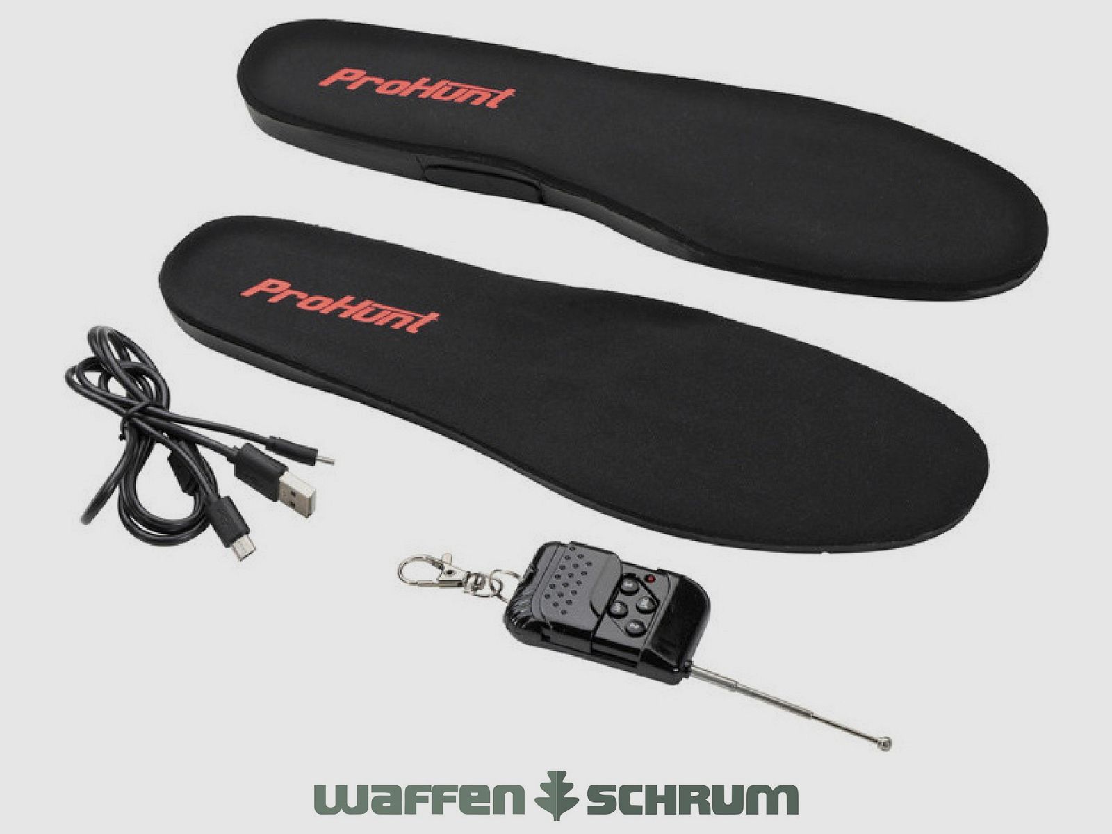 ProHunt Heiz-Einlegesohle Black