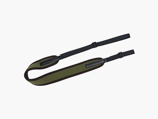 AKAH Rifle Sling Elastic Green Neoprene with Adjustable Strap
