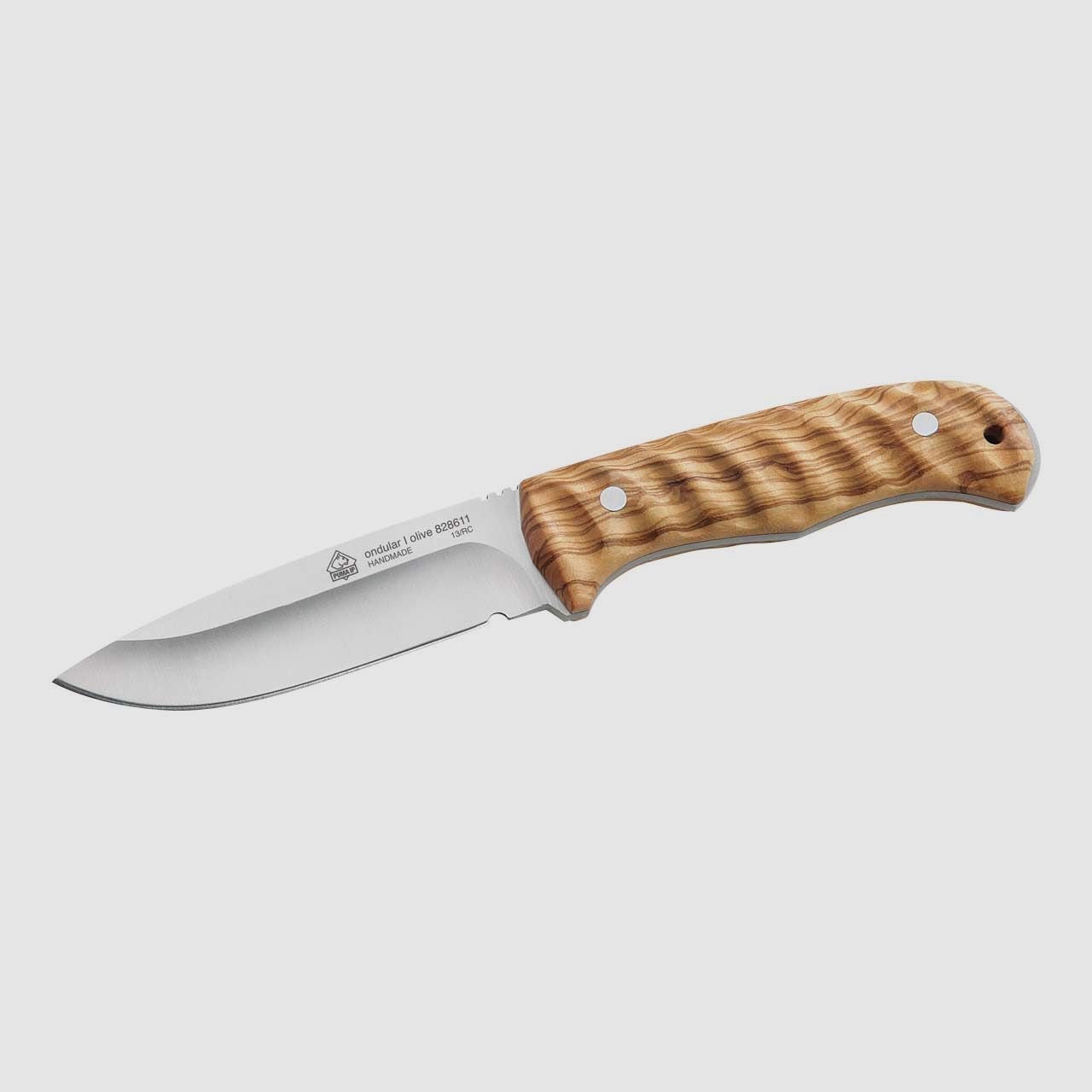 Knife Ondular I Olive wood - 11cm blade, steel AN.58