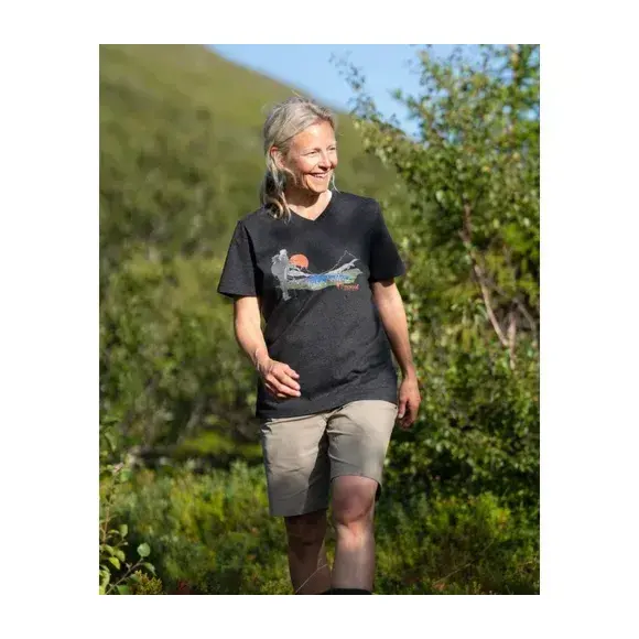 T-Shirt Pinewood Outdoor Recycle Finnveden Damen Anthrazit, Bild 3 von 4