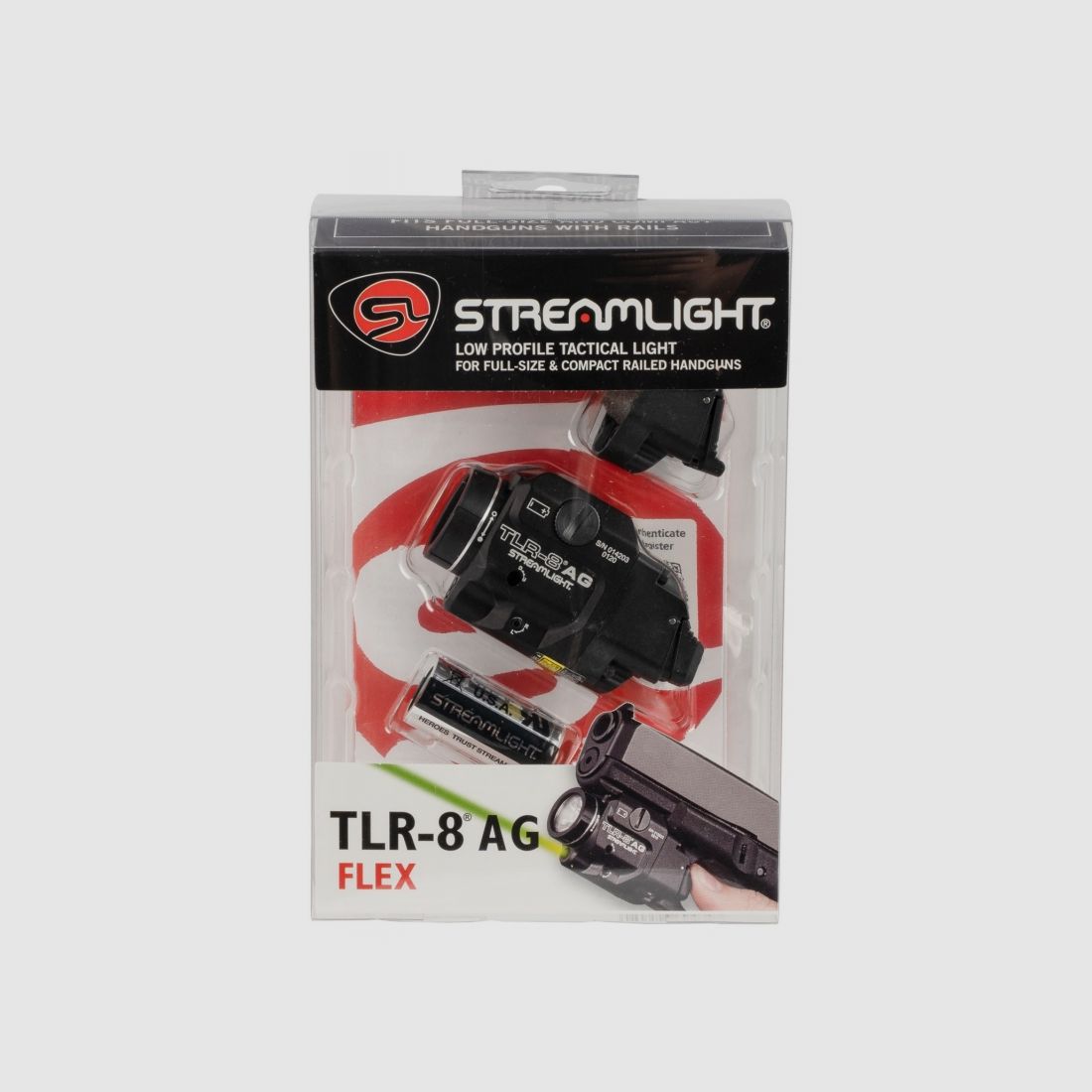 LINTERNA STREAMLIGHT TLR-8X LASER VERDE, imagen 5 de 5