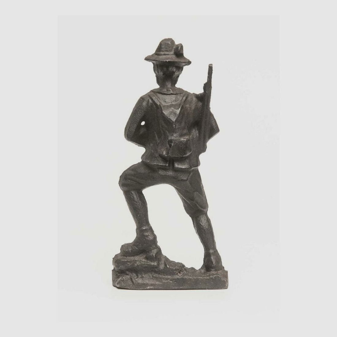 Waidmann Hubertus Jäger Guss Eisen Bronze Kunst Deko