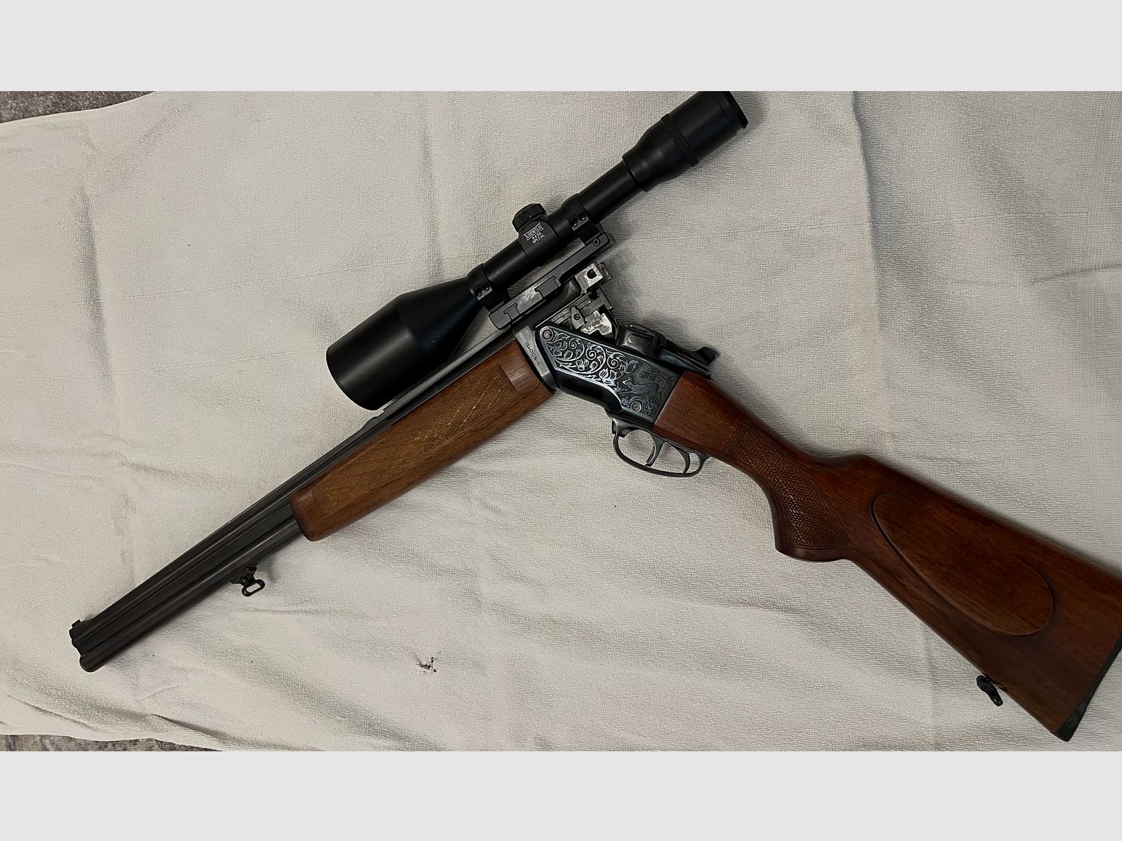 Bockbüchsflinte Bbf Zbrojovka BRNO ZH 307 Kaliber 12/70, .22Hornet ZF Lisenfeld 8x56 Spezial