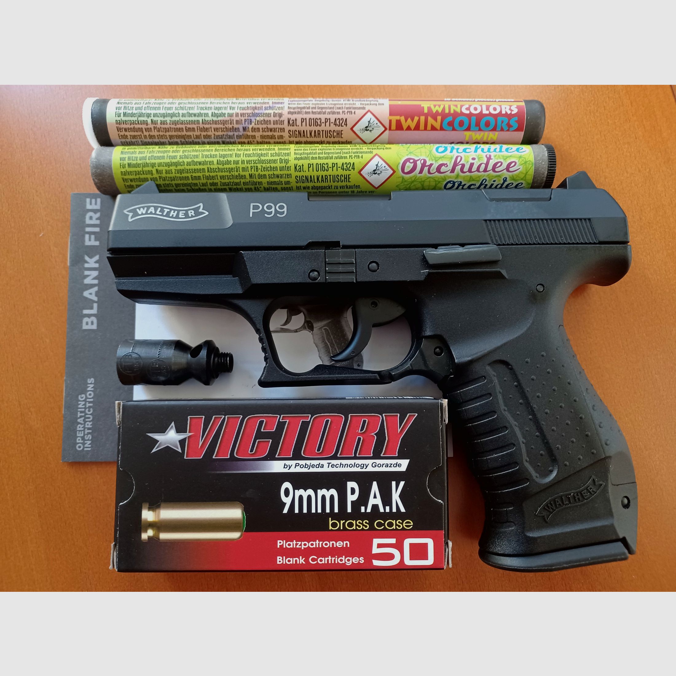Walther P99 cal. 9mm P.A.K., image 1 of 3