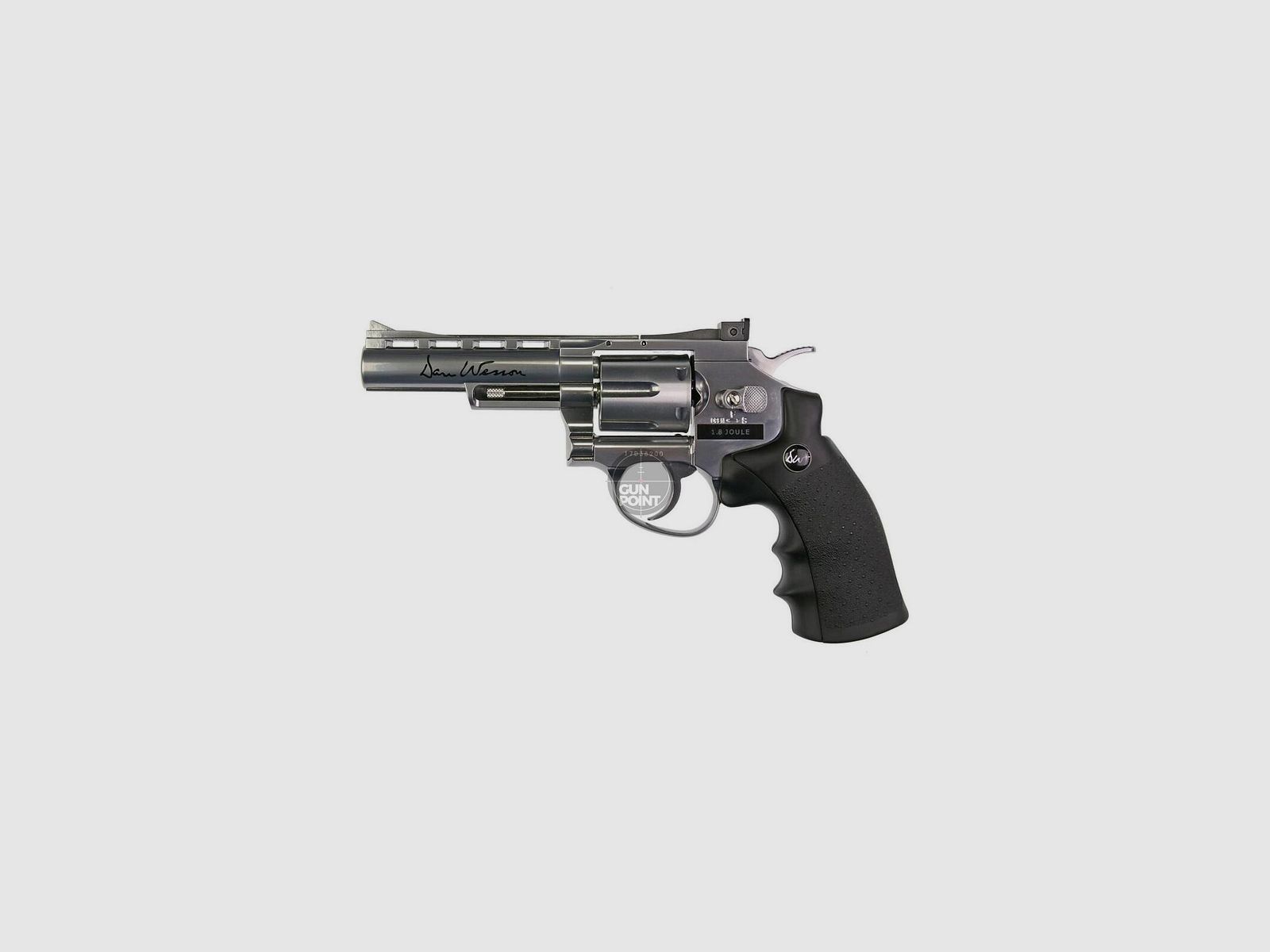 Softair - Revolver - DAN WESSON 4" CO2 NBB silber - ab 18, ber 0,5 Joule