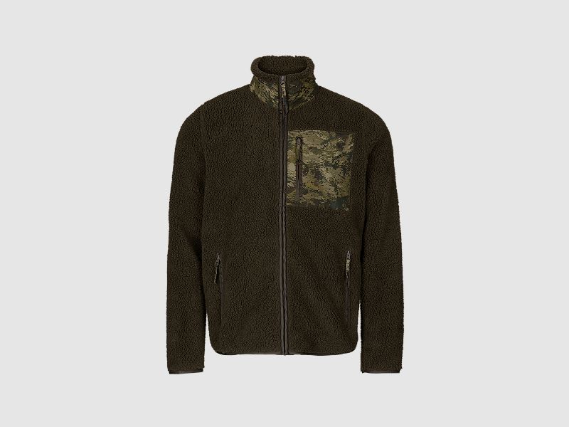Seeland Zephyr Camo Fleece Jacket Men Grizzly Brown 2XL