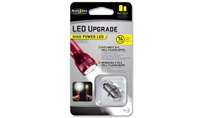Nite Ize High Power LED-Upgrade-Modul 2 1W – C/D-Zelle – LRB2-07-PRHP, Bild 2 von 2