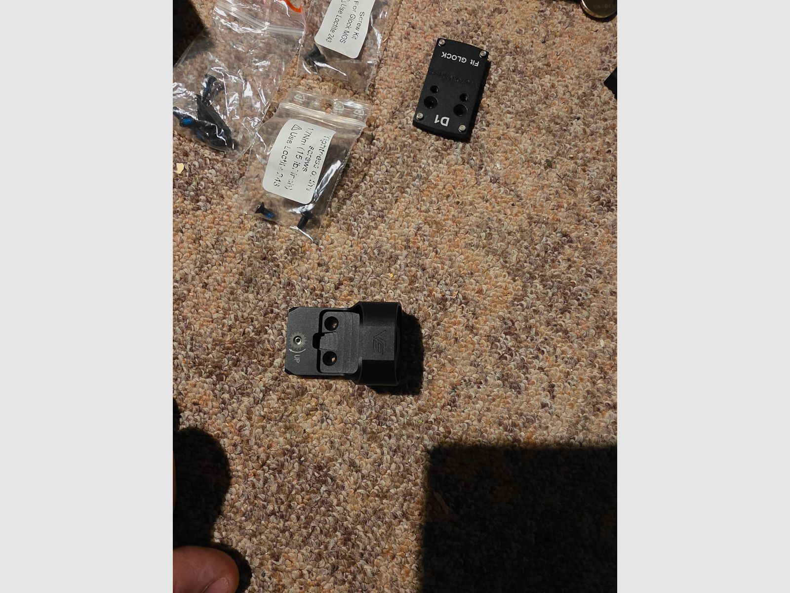 VECTOR OPTICS Red Dot Sight Set 3 MOA for Glock Pistol Red Dot Sight Reflex Sight 1x20x28 Red Dot Frenzy X