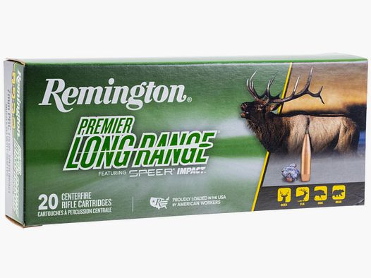 Munition de fusil REMINGTON PREMIER LONG RANGE Speer Impact – 7mm PRC – 175 grains
