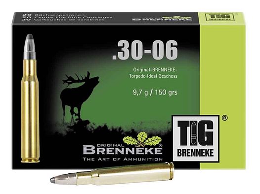 Brenneke .30-06 Sprg. 150GR TIG 20 Patronen