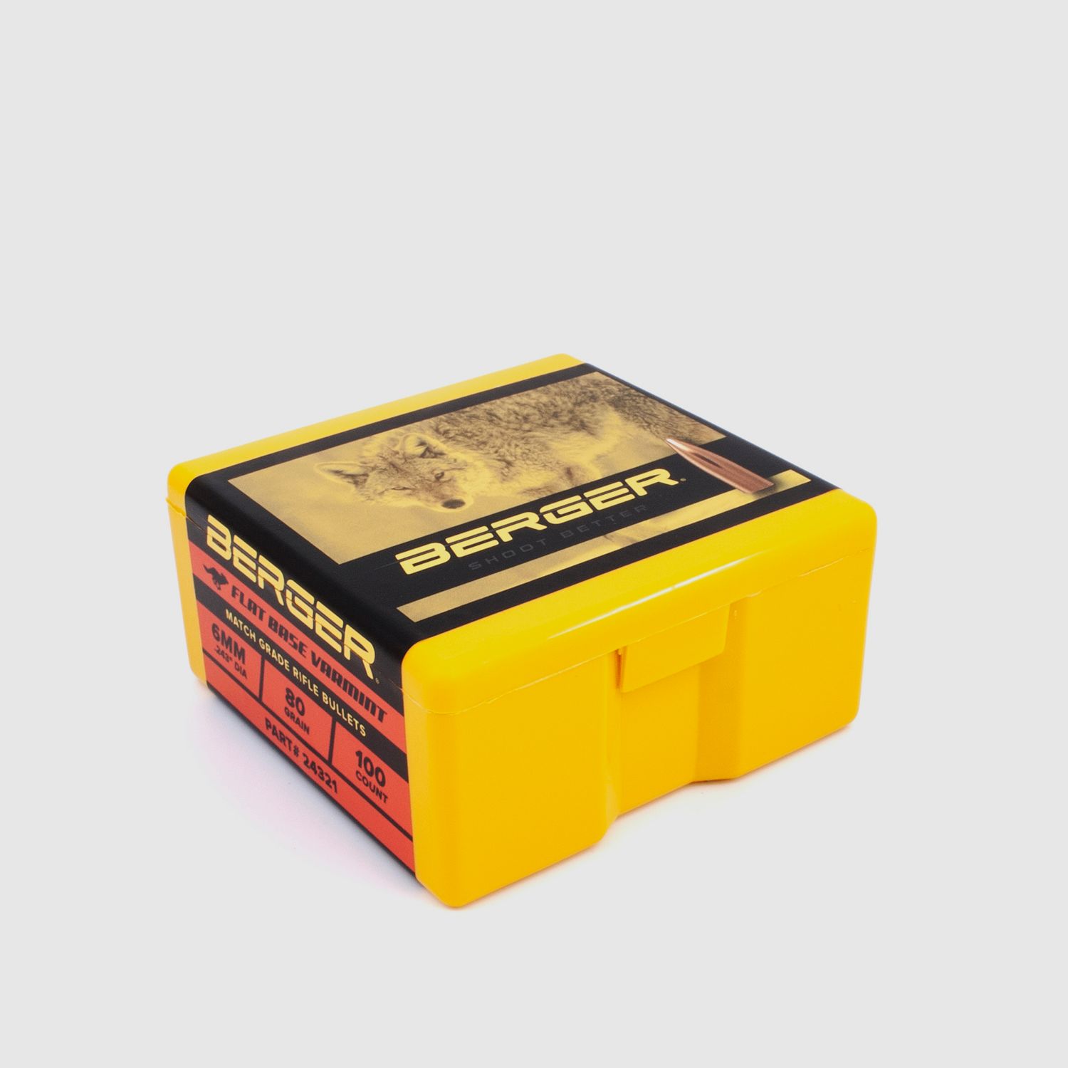 Berger Geschoss 6mm/.243 FB Varmint 80GR 100 Stück