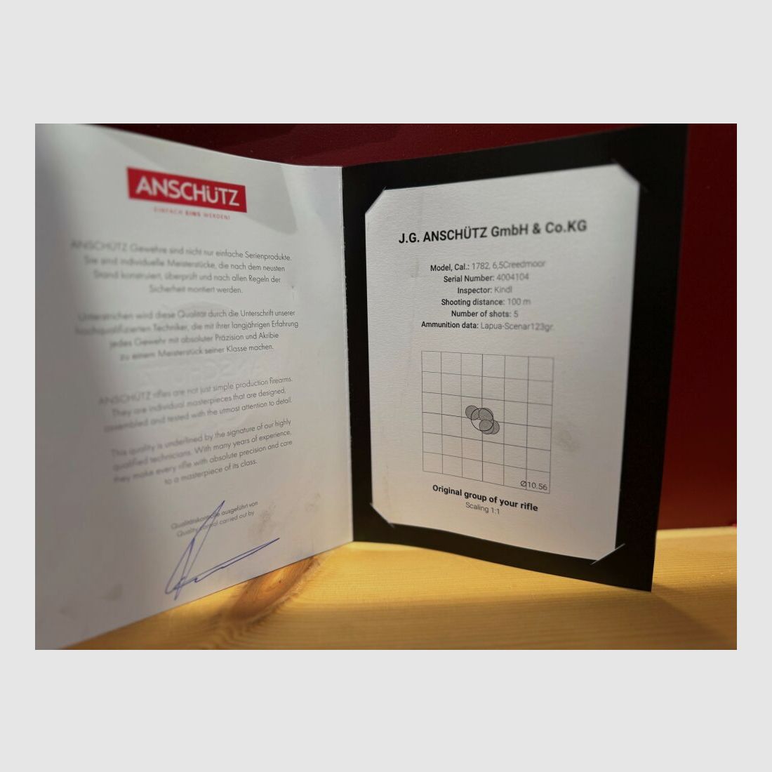 Anschütz 1782 APR Black DLC G18x1 Druckpunktabzug