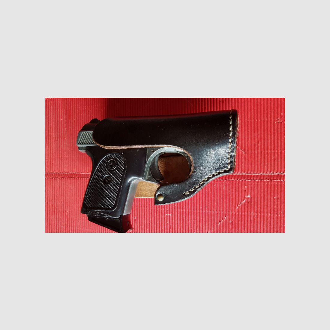 RHÖNER SM Mod.15 8mm (8mm PTB 83/2 ) con fondina in vera pelle